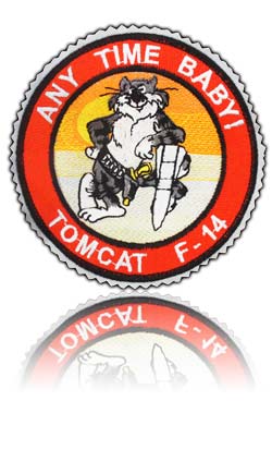آرم سینه تمام دوخت خلبان لیدر سوم تامکت اف-14